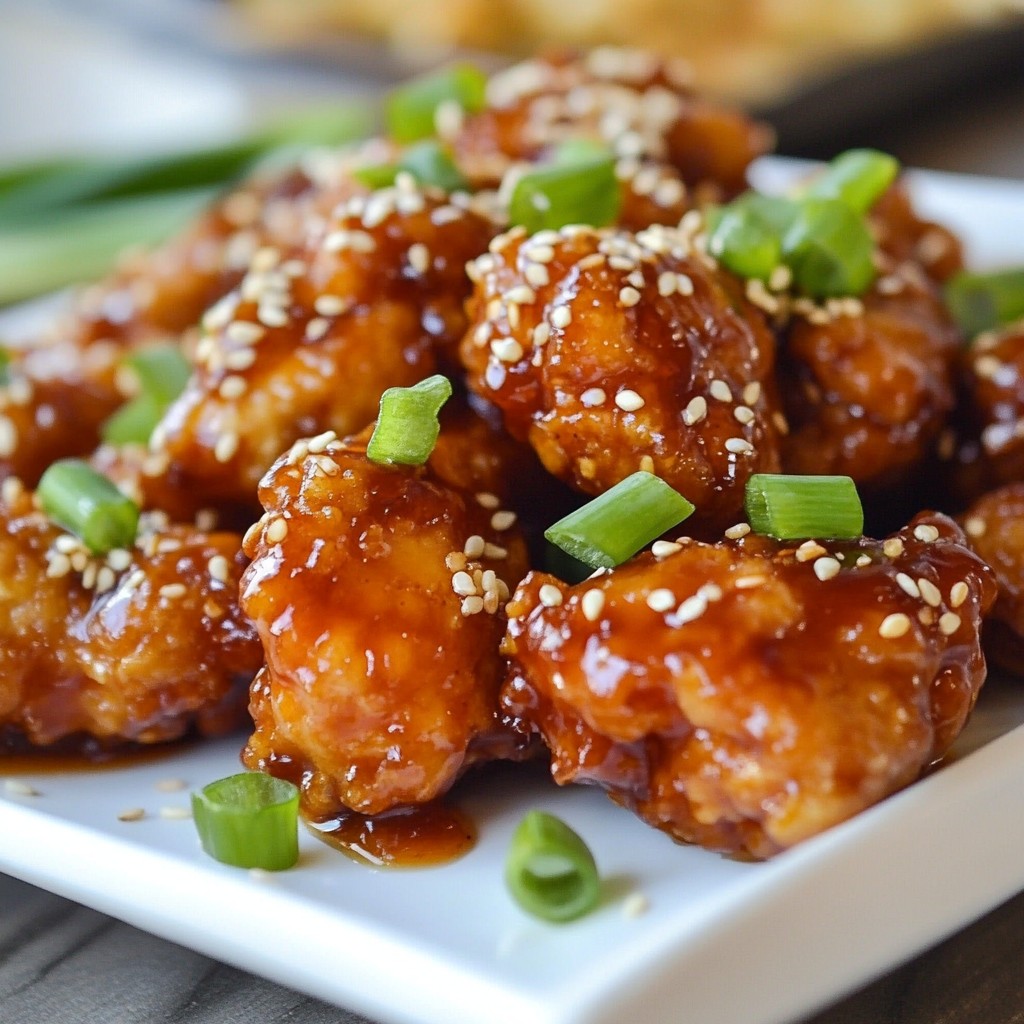 Sticky Sesame Chicken Bites Tasty and Easy Recipe