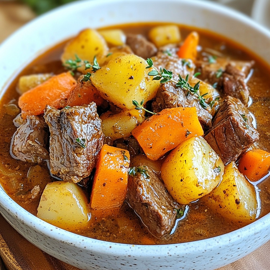 Instant Pot Beef Stew Hearty and Simple Recipe