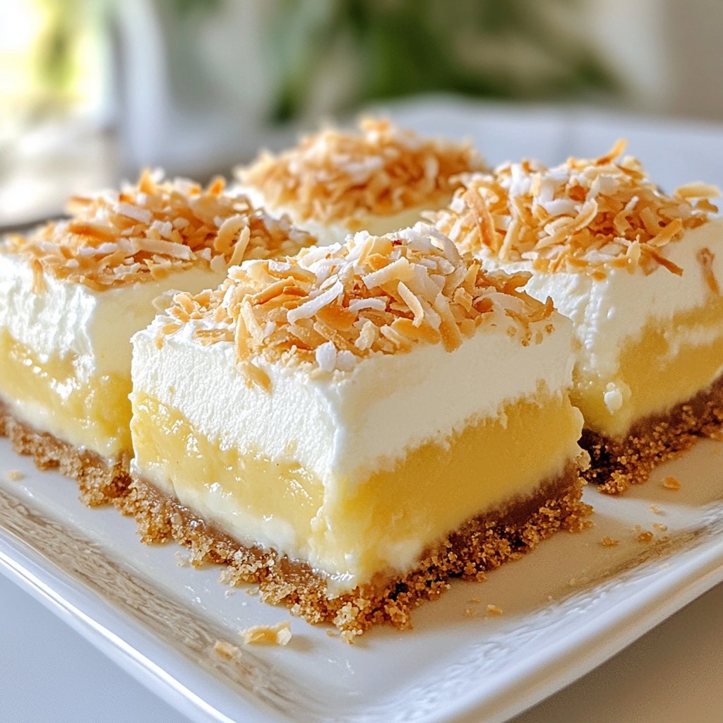 Coconut Cream Pie Bars Delightful and Easy Recipe