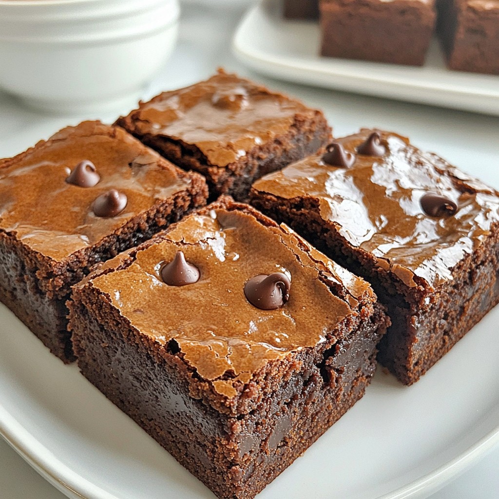 Crackly Top Sourdough Brownies Rich and Decadent Treat