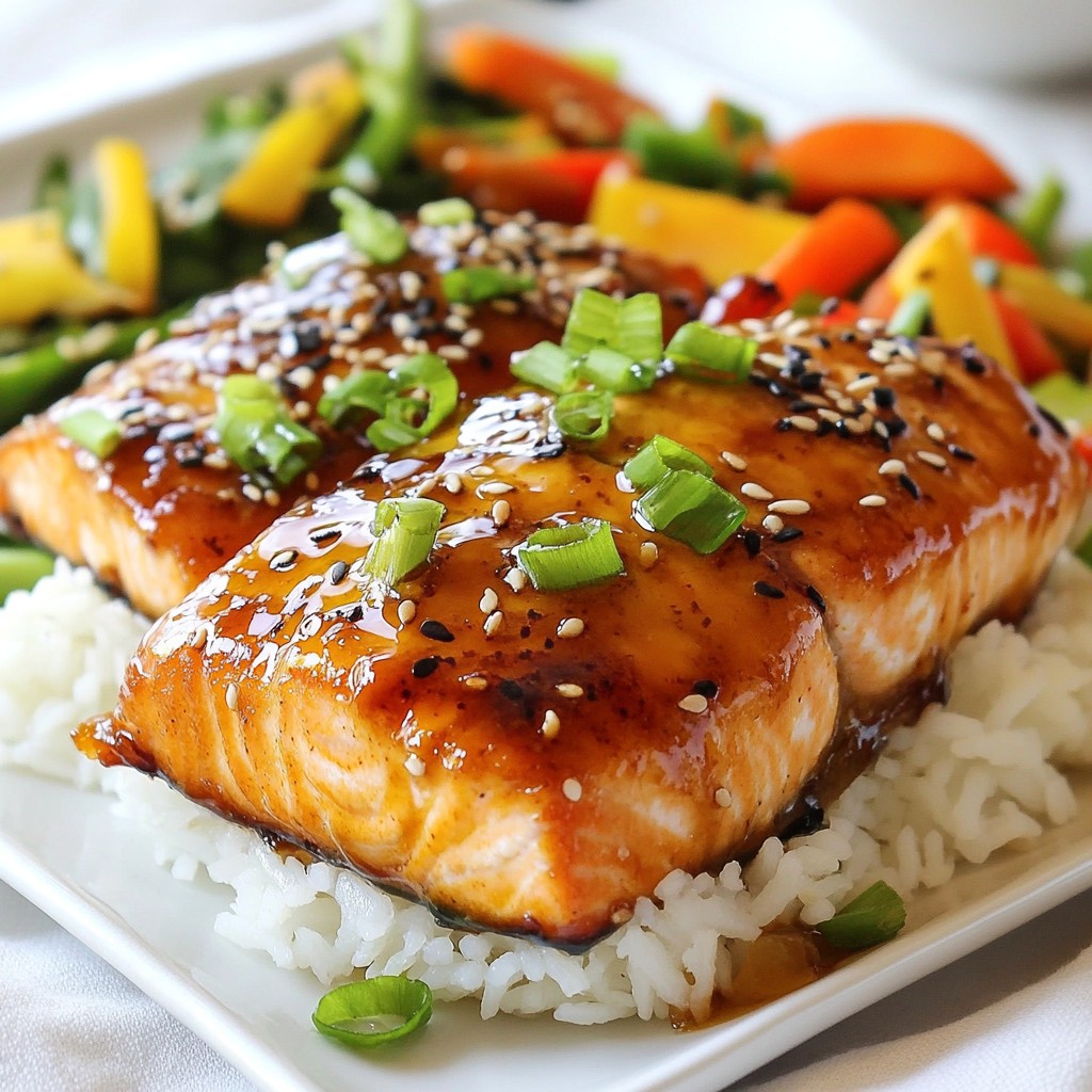 Honey Garlic Glazed Salmon Flavorful and Easy Meal