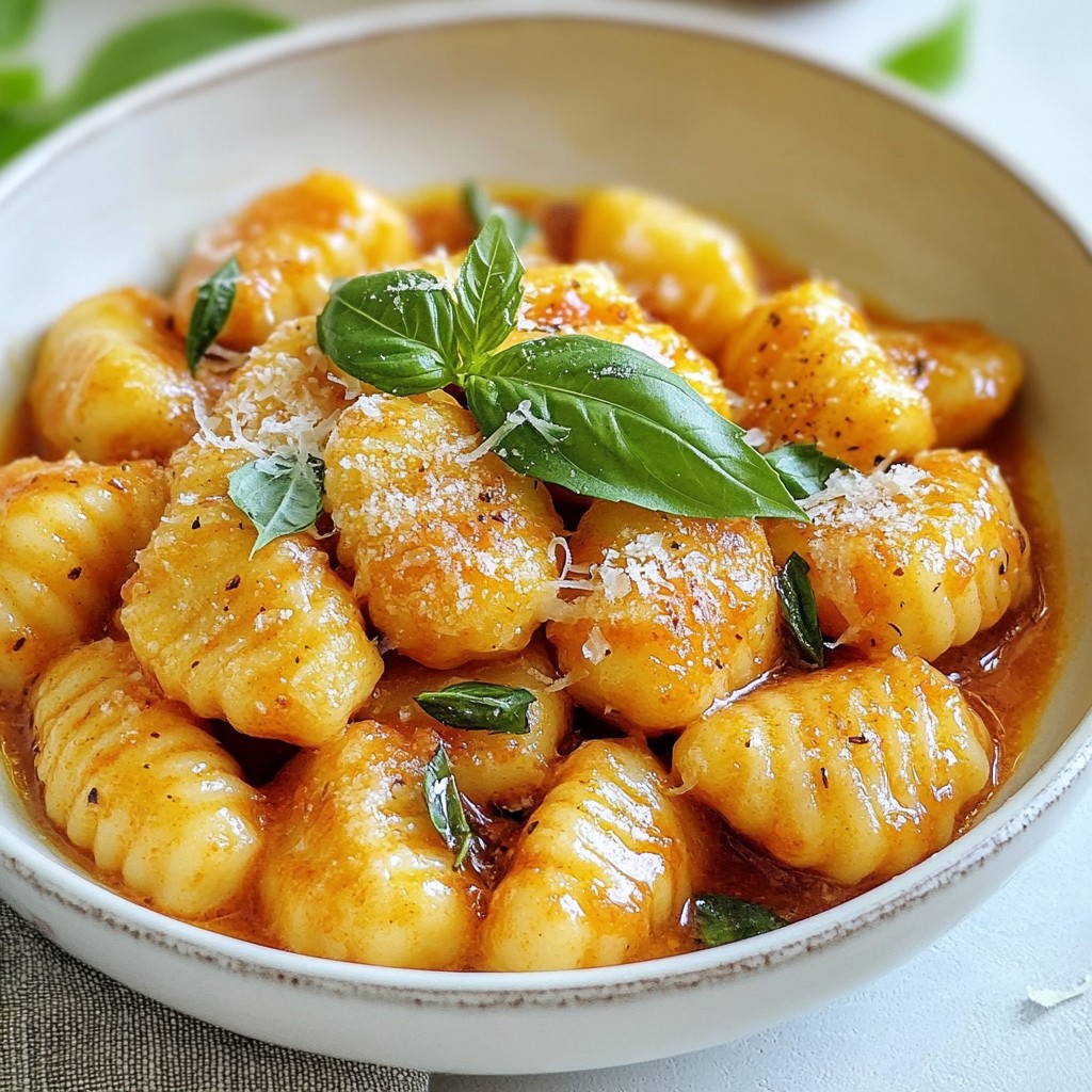Creamy Tomato Basil Gnocchi Rich and Simple Recipe