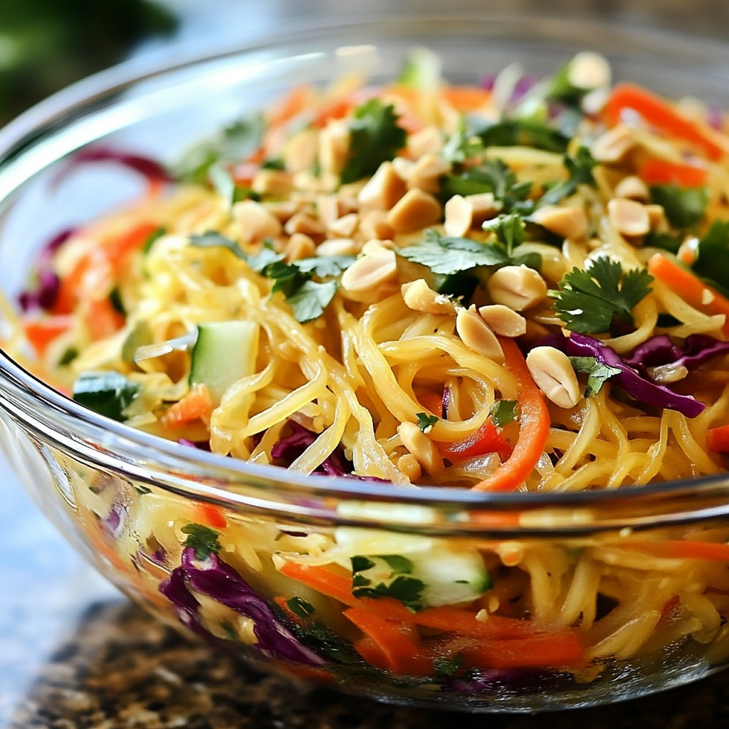 Thai Peanut Noodle Salad Fresh and Easy Recipe