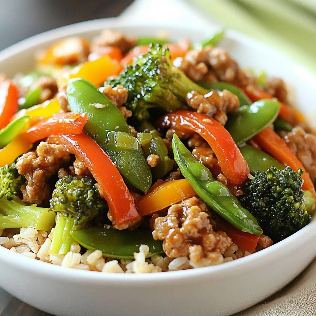 Hearty High-Protein Turkey and Veggie Stir-Fry Recipe