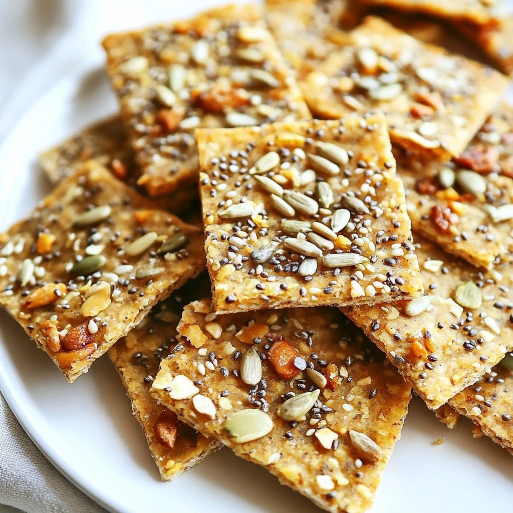 Crispy High-Protein Mixed Seed Crackers Recipe Guide