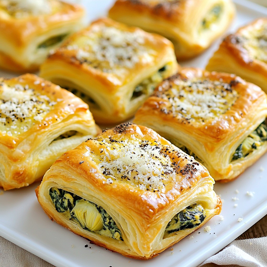 Spinach Artichoke Dip Bites Tasty and Easy Recipe