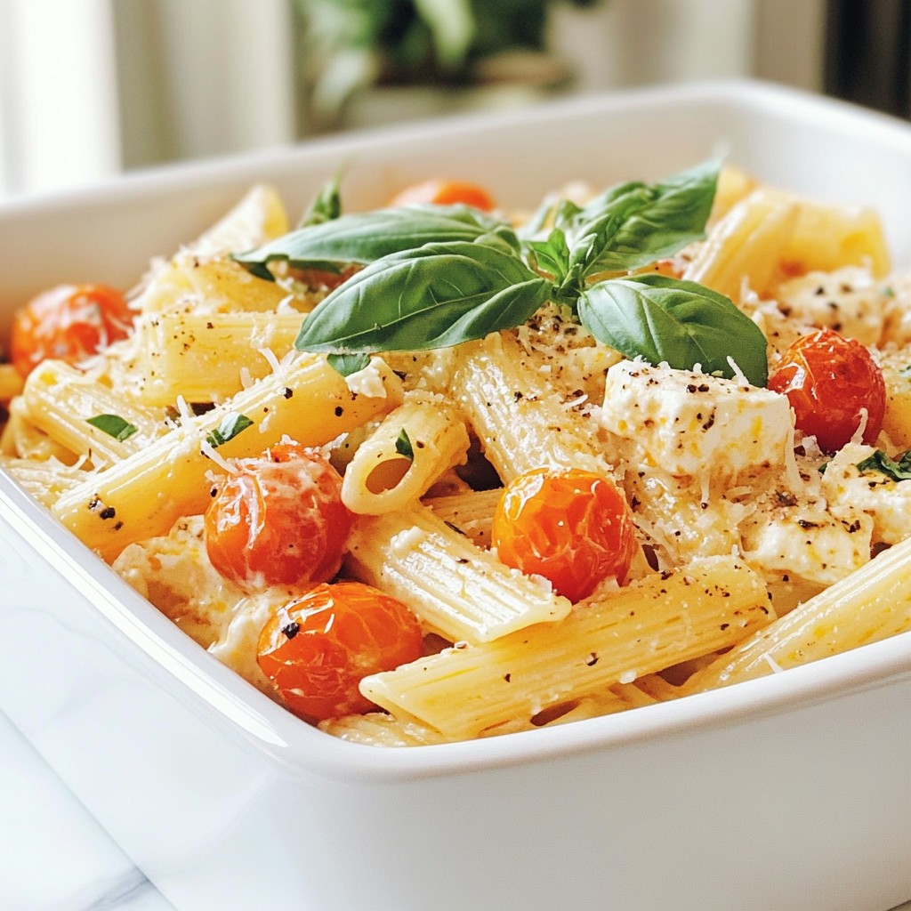 TikTok Baked Feta Pasta Savory Weeknight Meal