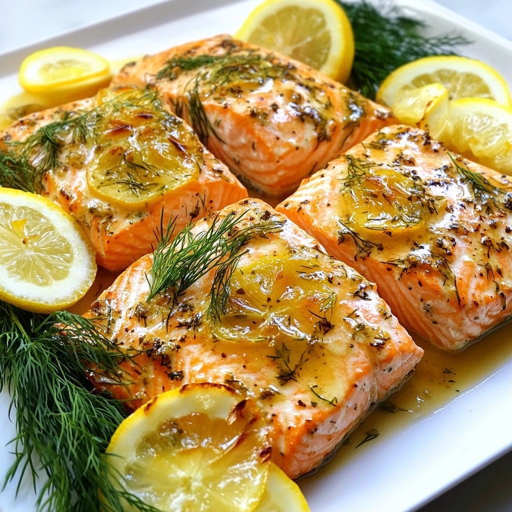 Zesty High-Protein Lemon Dill Salmon Fillets Recipe