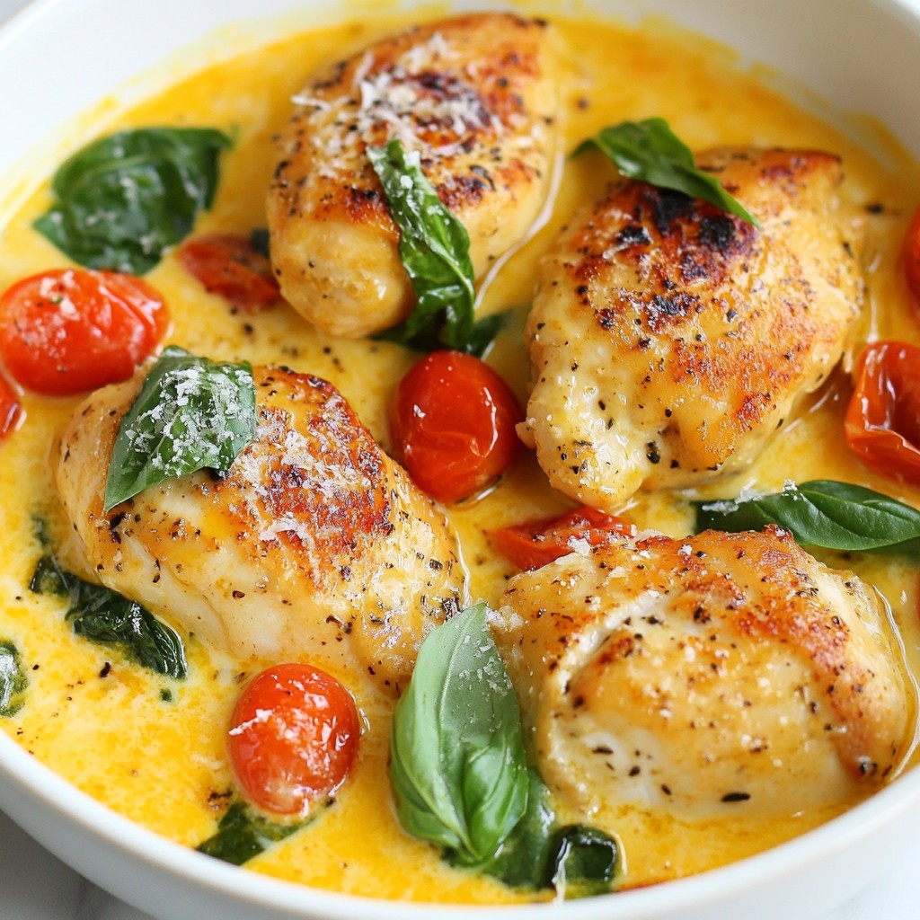 One Pot Creamy Tuscan Chicken Delightful Dinner