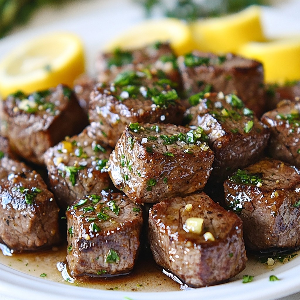 Garlic Butter Steak Bites Savory and Quick Dish