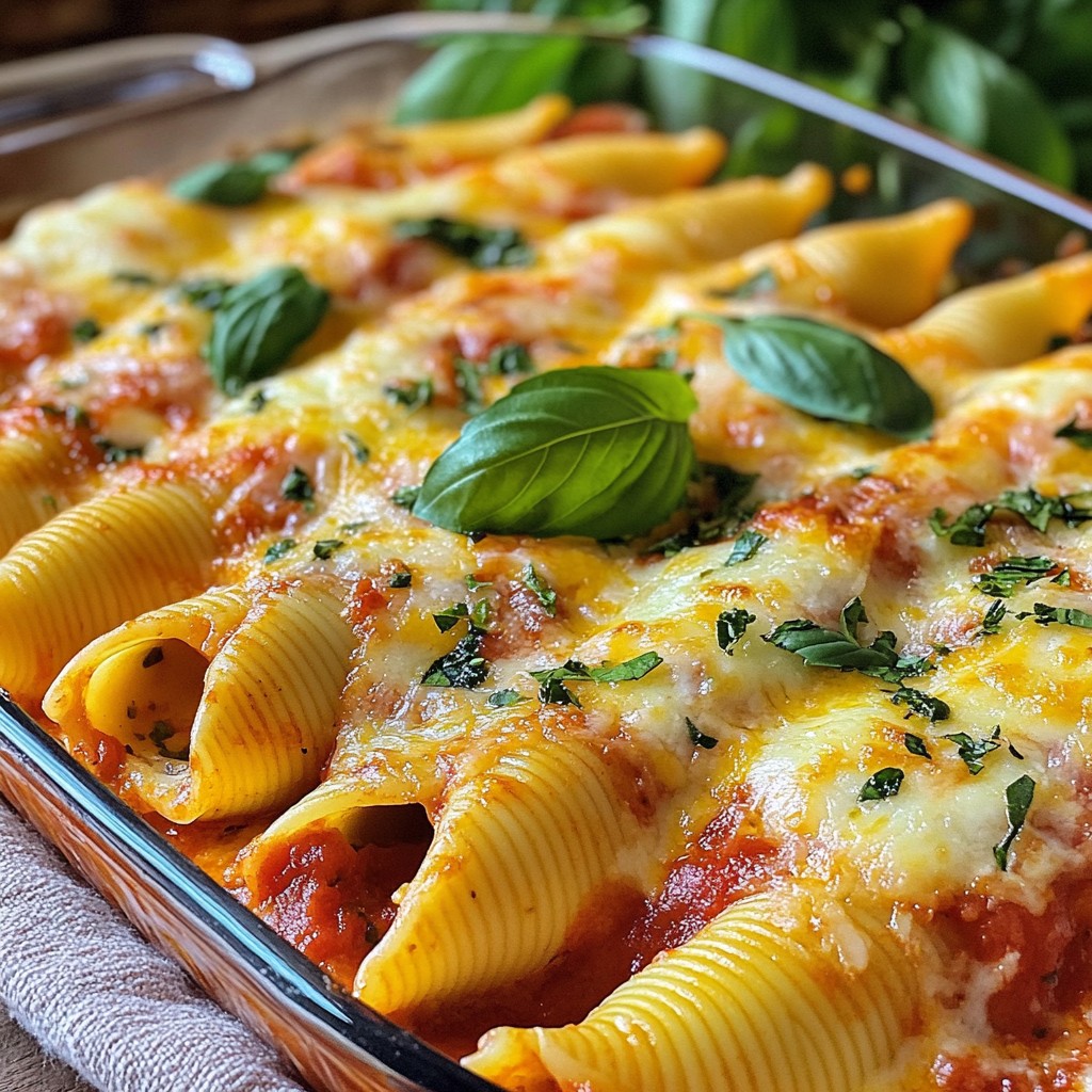 Three Cheese Stuffed Shells Flavorful Family Meal