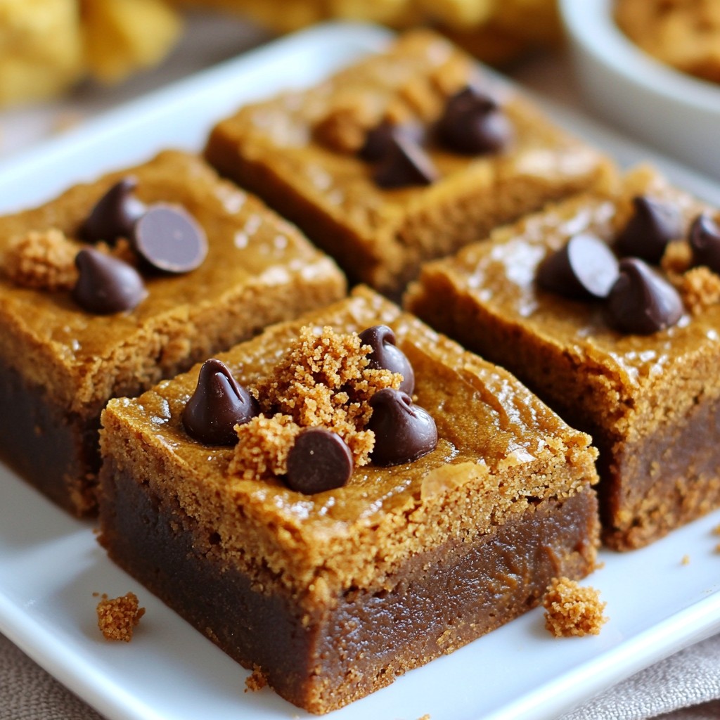Biscoff Cookie Butter Blondies Easy and Tasty Treat