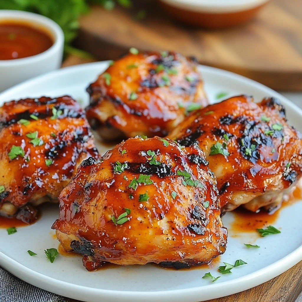 Juicy High-Protein BBQ Chicken Thighs Easy Recipe