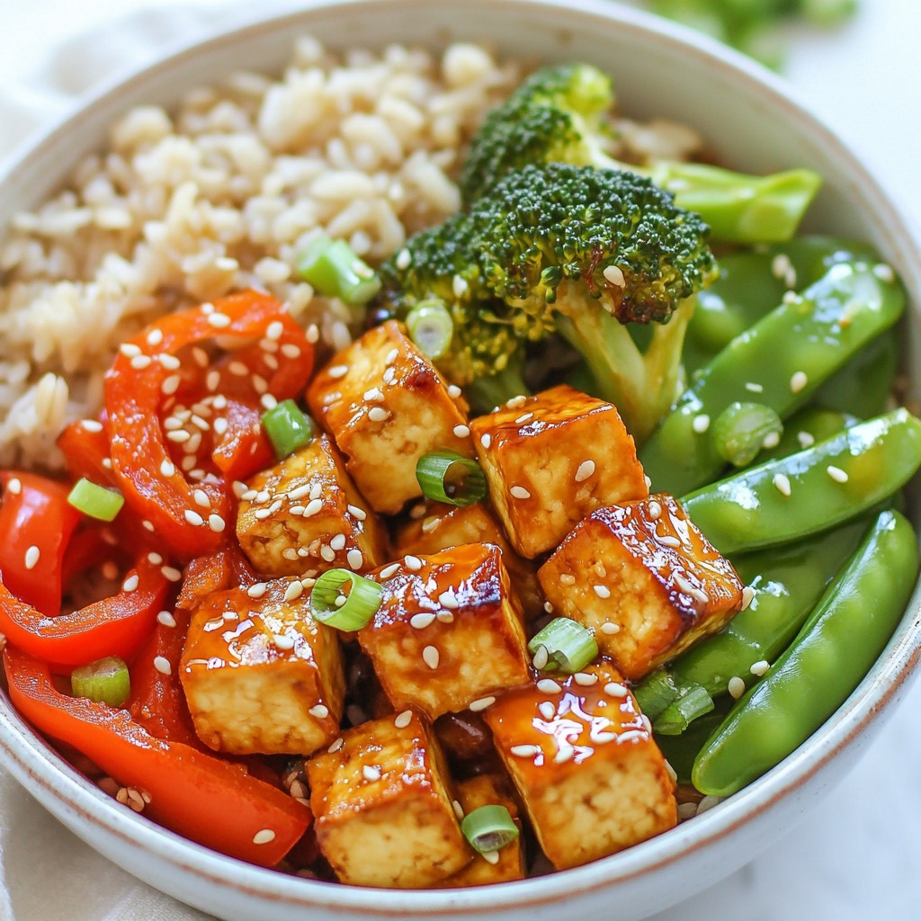 Simple High-Protein Baked Tofu and Veggie Bowls Delight