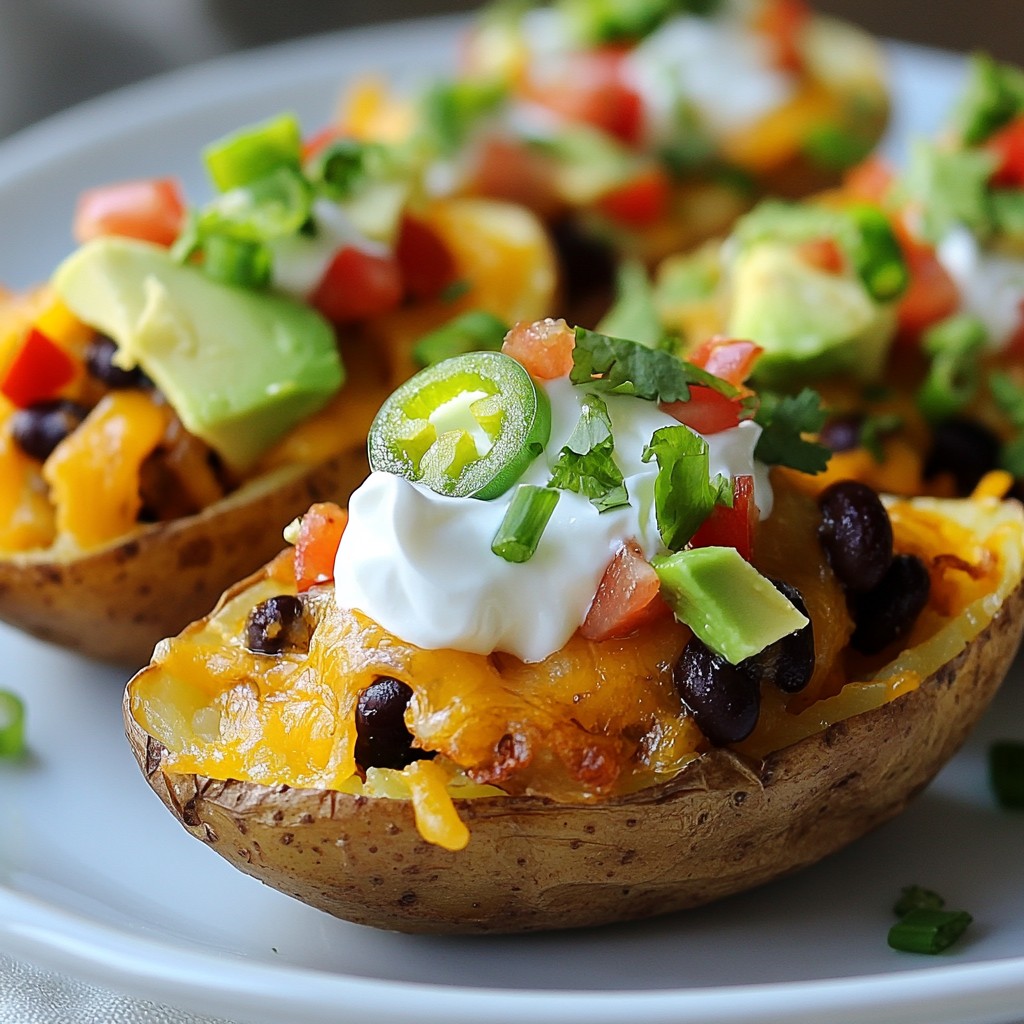 Loaded Nacho Potato Skins Delightful Crowd-Pleaser Recipe