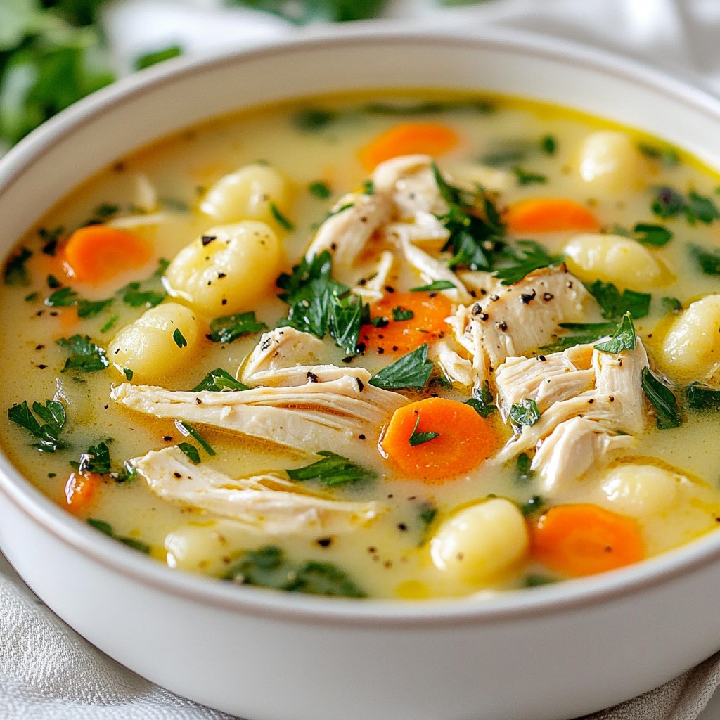 Instant Pot Chicken Gnocchi Soup Comforting and Easy