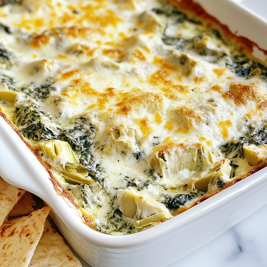 Creamy Spinach Artichoke Dip Flavorful Party Treat