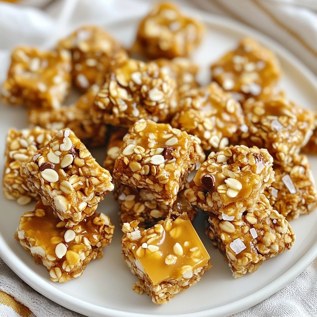 Crunchy High-Protein Sesame Seed Energy Clusters Bite