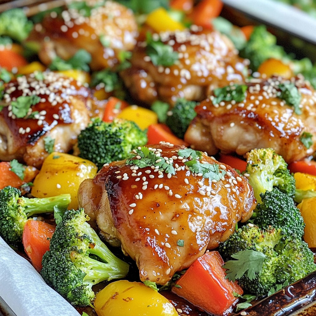 Sheet Pan Teriyaki Chicken and Veggies Simple Meal