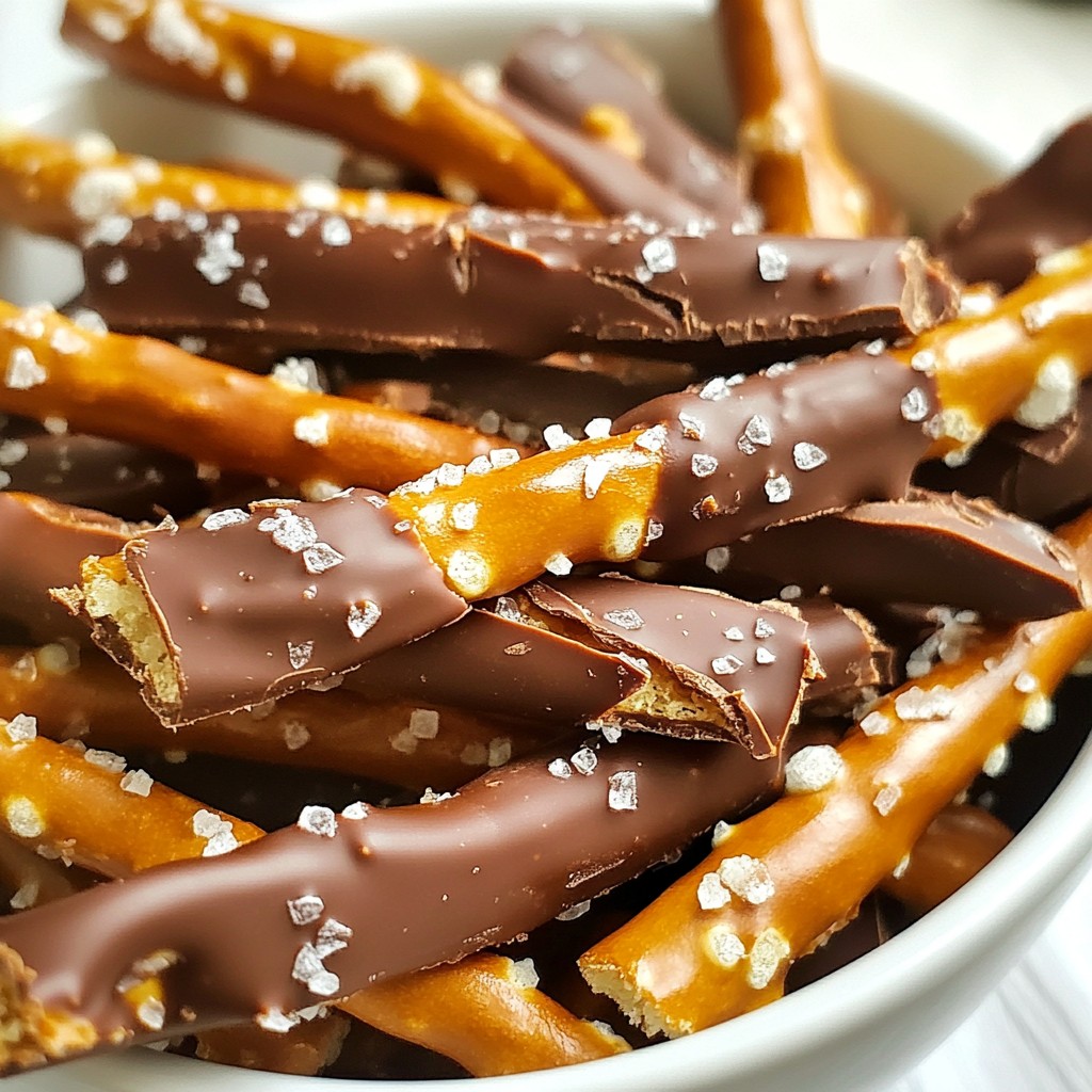 Salted Caramel Pretzel Bark Irresistible Sweet Treat