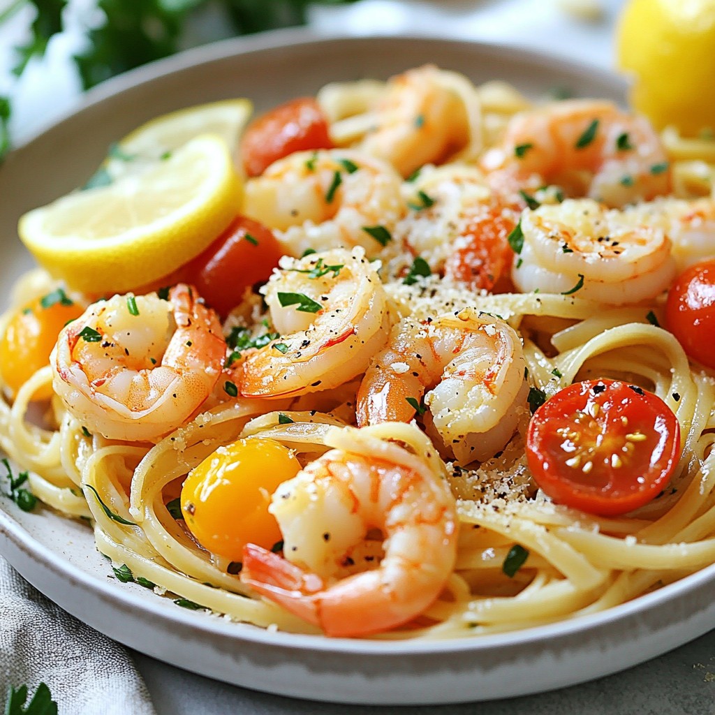 Irresistible One-Pot Garlic Butter Shrimp Pasta Recipe
