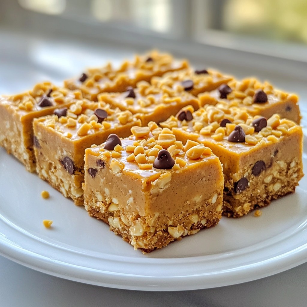 No-Bake Peanut Butter Bars Simple and Tasty Treat