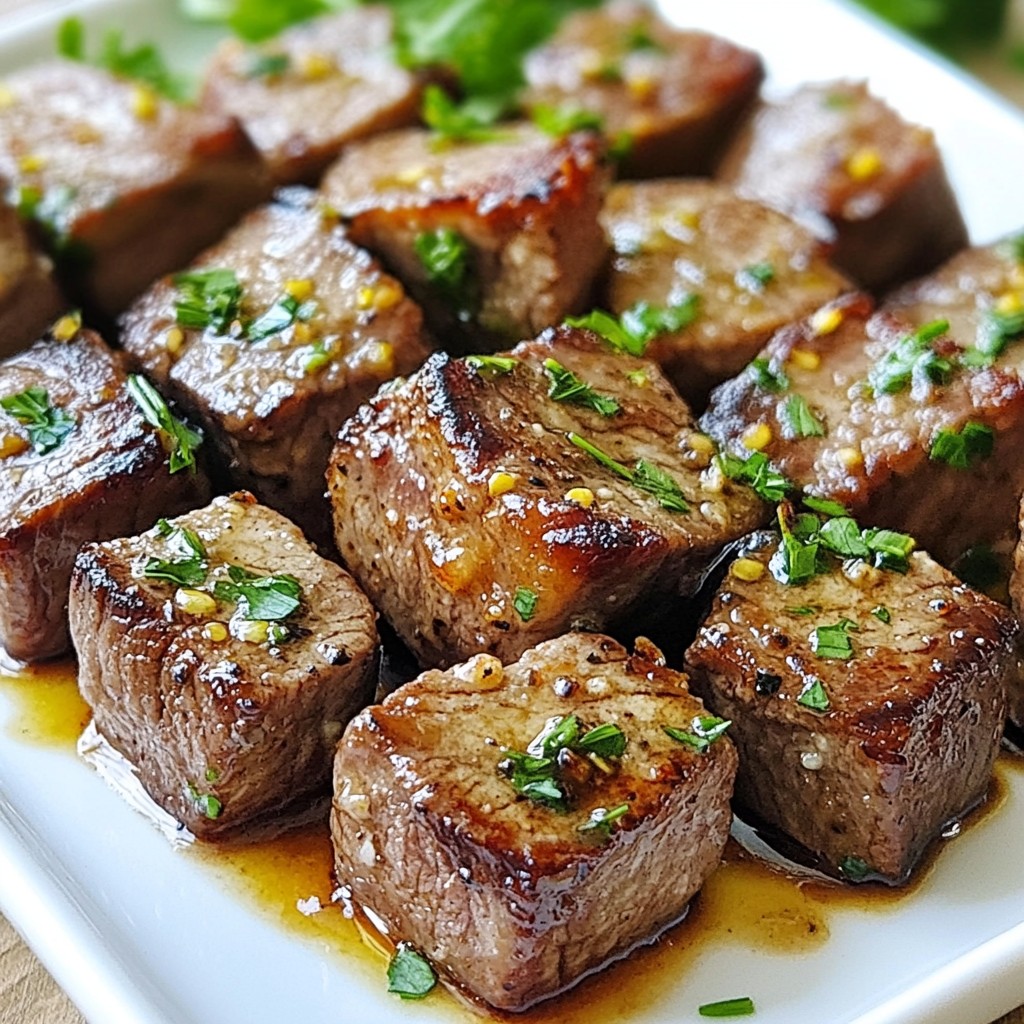 Garlic Butter Steak Bites Bold and Flavorful Recipe
