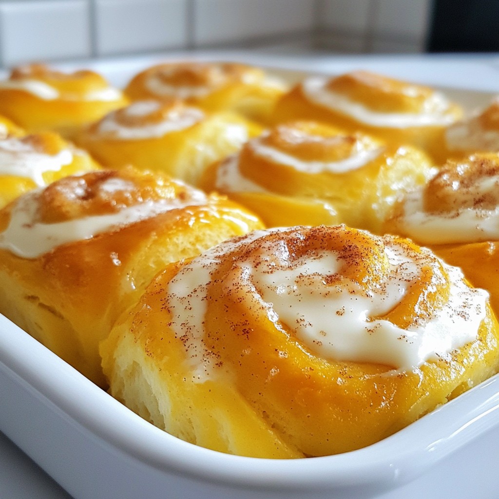 Pumpkin Spice Cream Cheese Rolls Sweet and Simple Treat