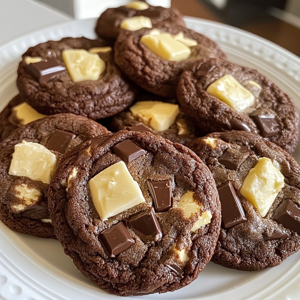 Triple Chocolate Chunk Cookies Decadent and Easy Recipe