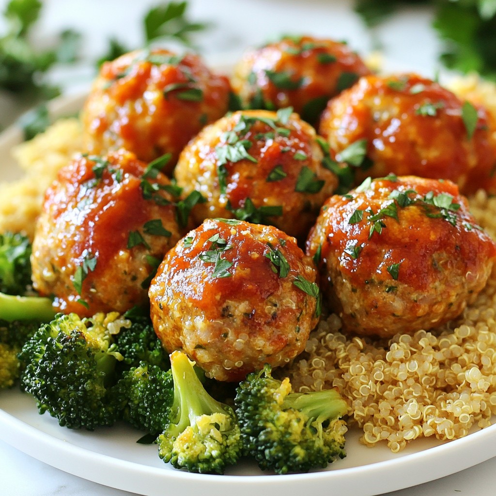 Easy High-Protein Baked Turkey Meatball Meal Prep Plan