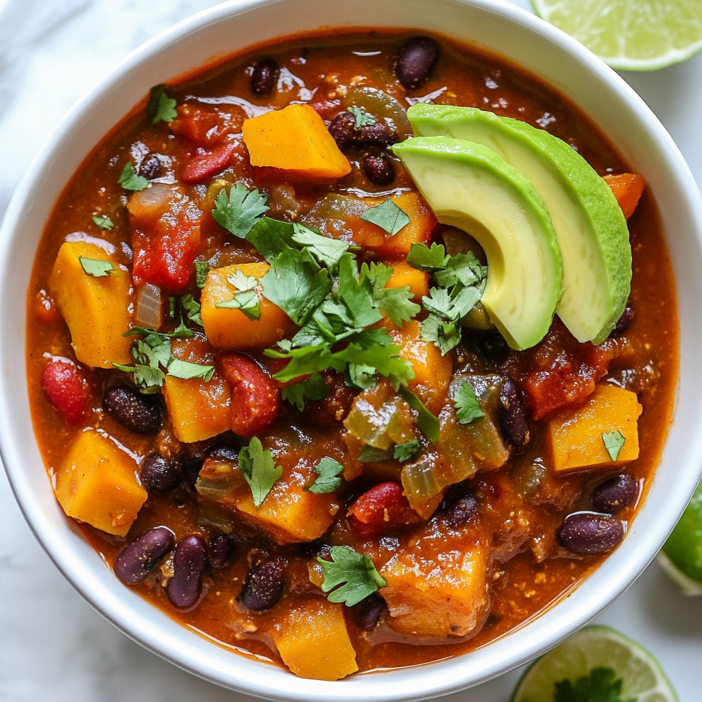 Vegan Sweet Potato Chili Flavorful and Hearty Dish
