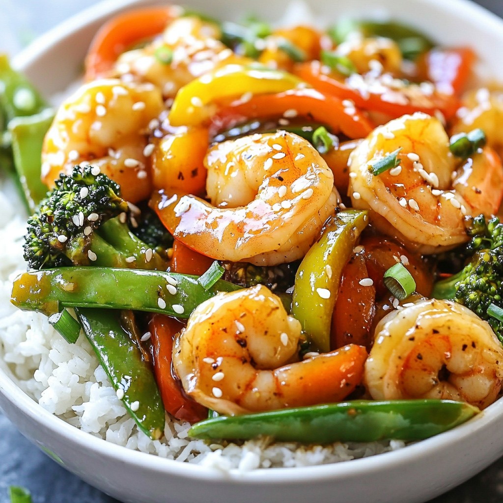 Honey Garlic Shrimp Stir Fry Flavorful and Easy Meal