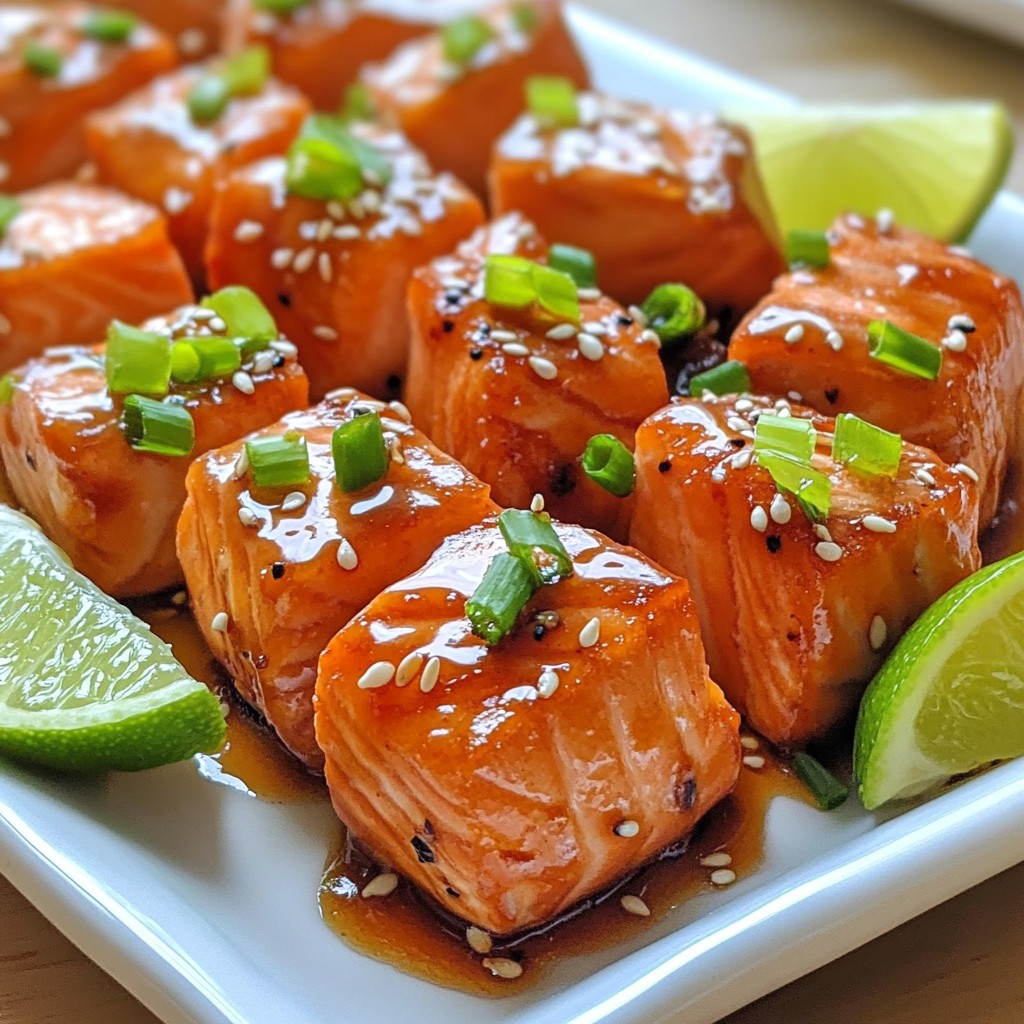 Teriyaki Salmon Bites Savory and Quick Meal