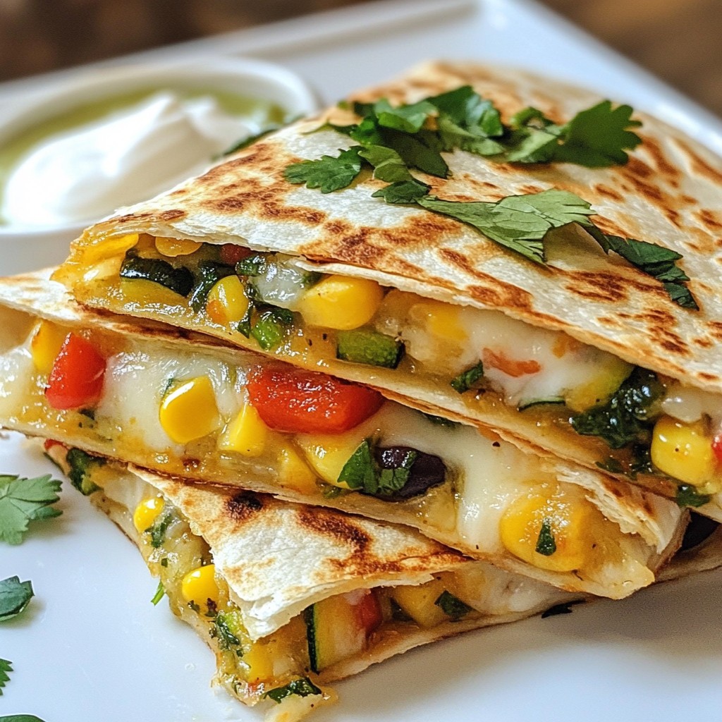 Loaded Veggie Quesadillas Flavorful and Satisfying Meal