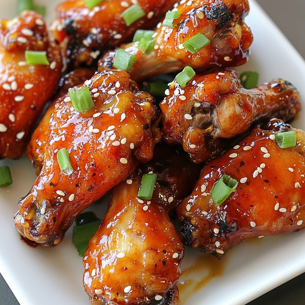 Spicy Sriracha Honey Chicken Wings Fast and Tasty Snack