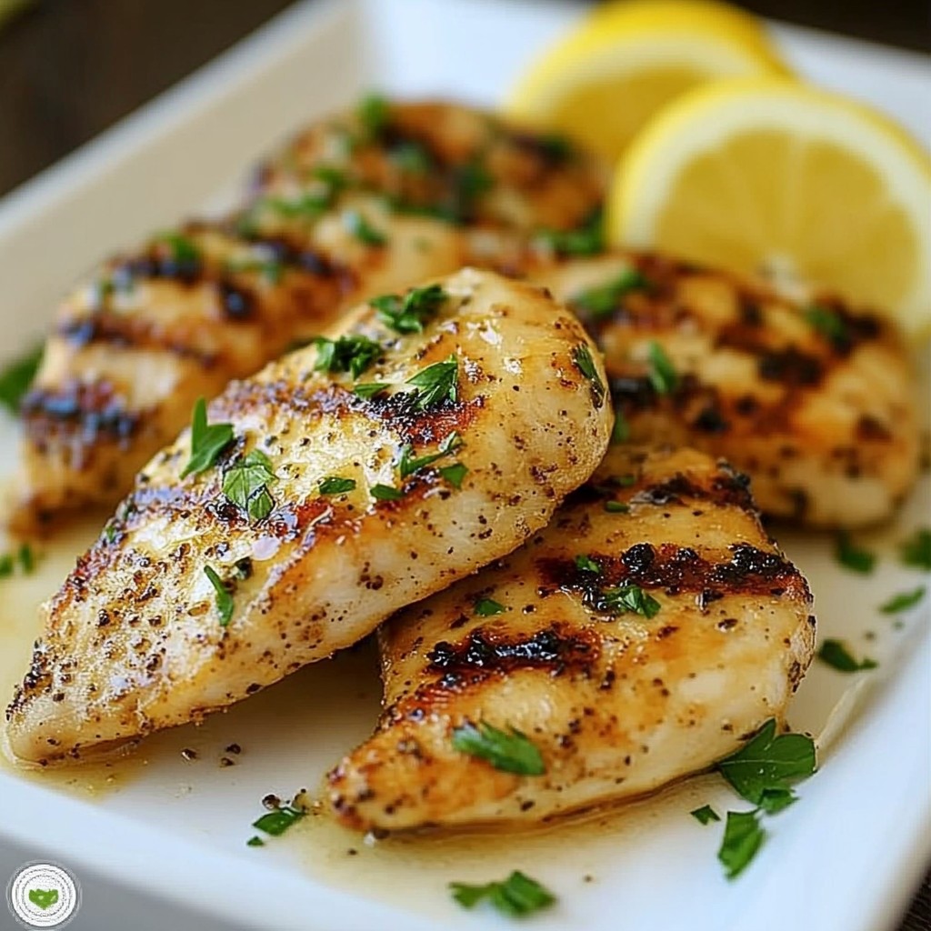 Grilled High-Protein Lemon Pepper Chicken Breast Delight