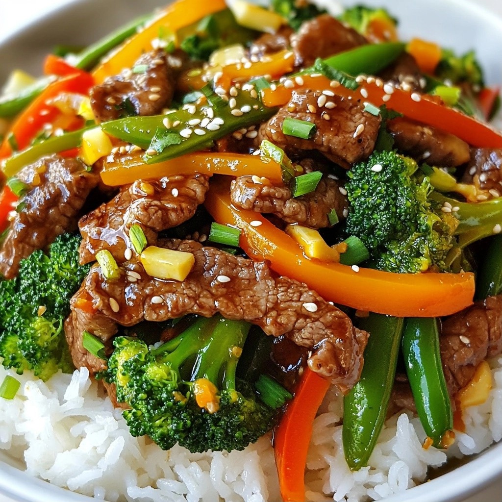 Easy high-protein Beef and Veggie Stir Fry Recipe