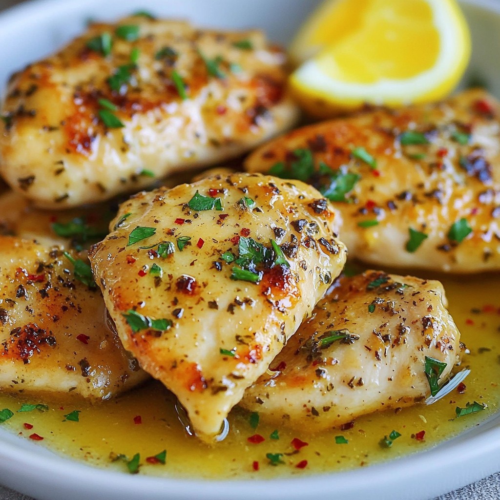 Lemon Herb Chicken Skillet Juicy and Flavorful Meal