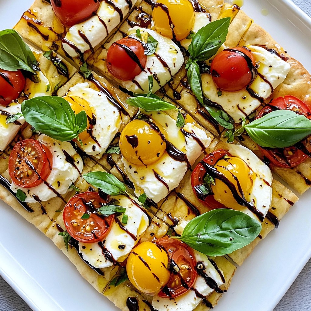Minute Caprese Flatbread Quick and Tasty Meal
