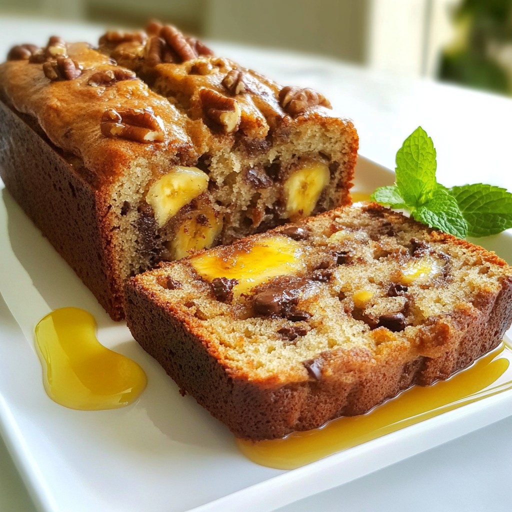 Chocolate Chip Banana Bread Delight in Every Bite