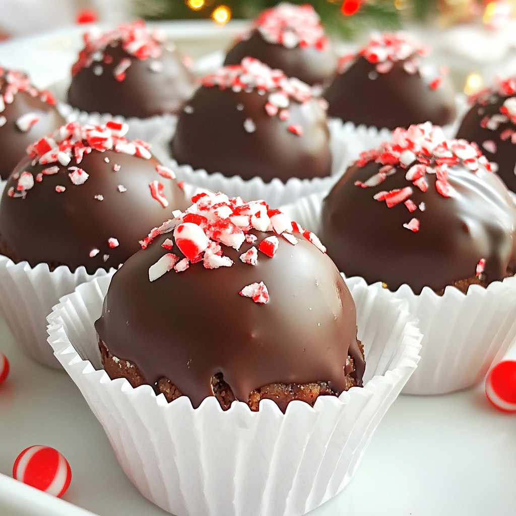 Creamy Peppermint Truffles Delightful Holiday Treat