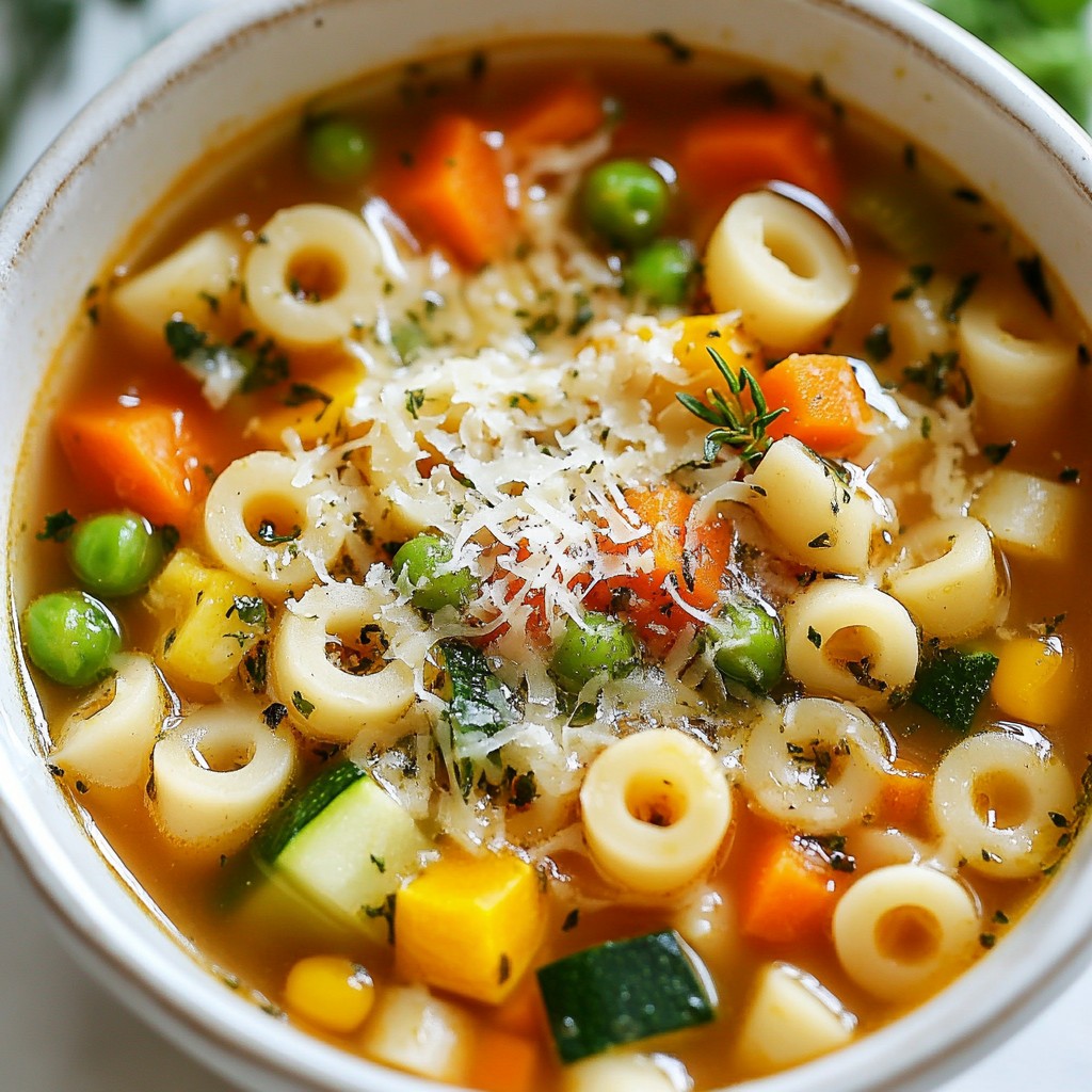 Veggie-Packed Minestrone Soup Hearty and Healthy Meal