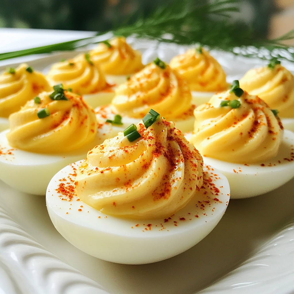 Classic Creamy Deviled Eggs Delightful and Tasty Treat