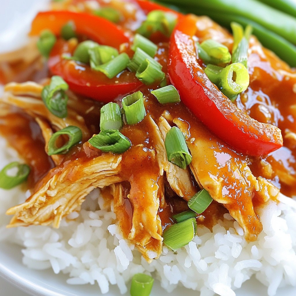 Slow Cooker Sweet Chili Chicken Flavorful Dinner Dish