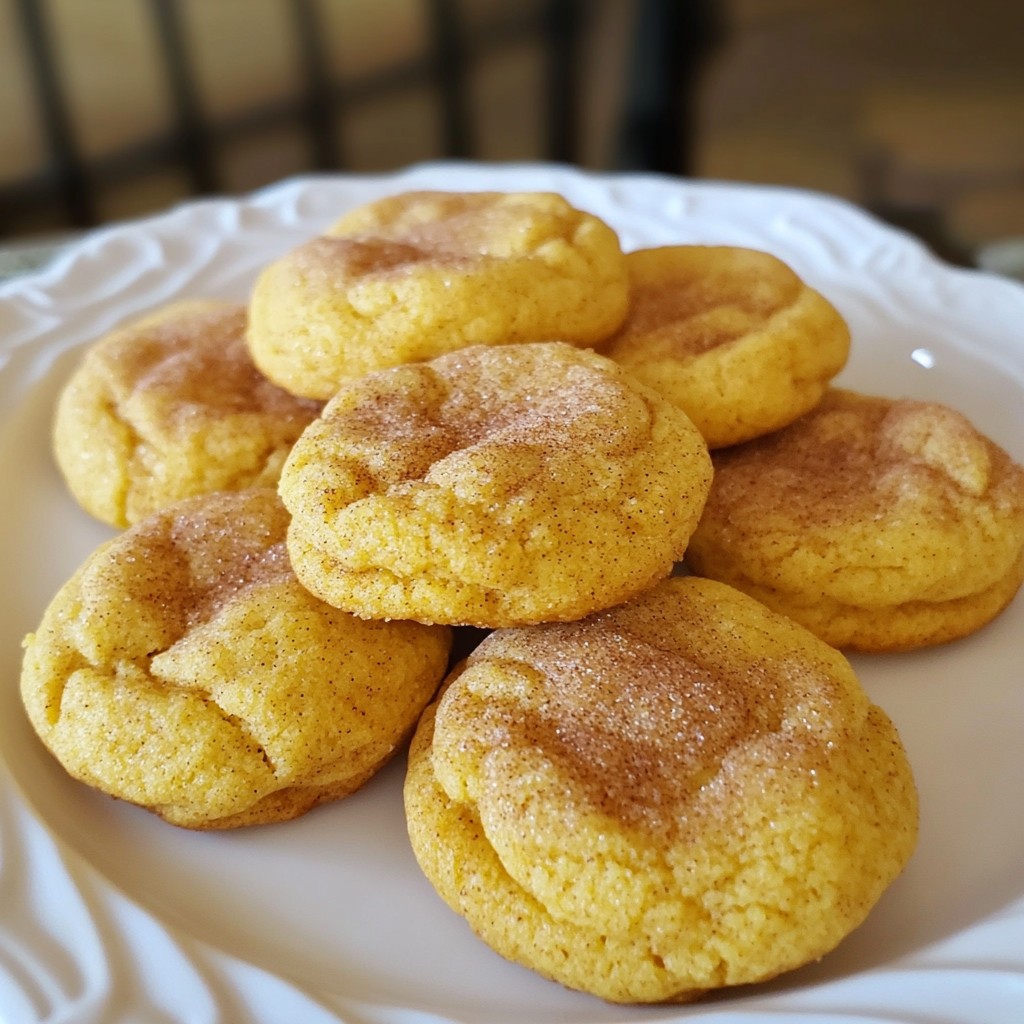 Pumpkin Spice Snickerdoodles Soft and Flavorful Treat