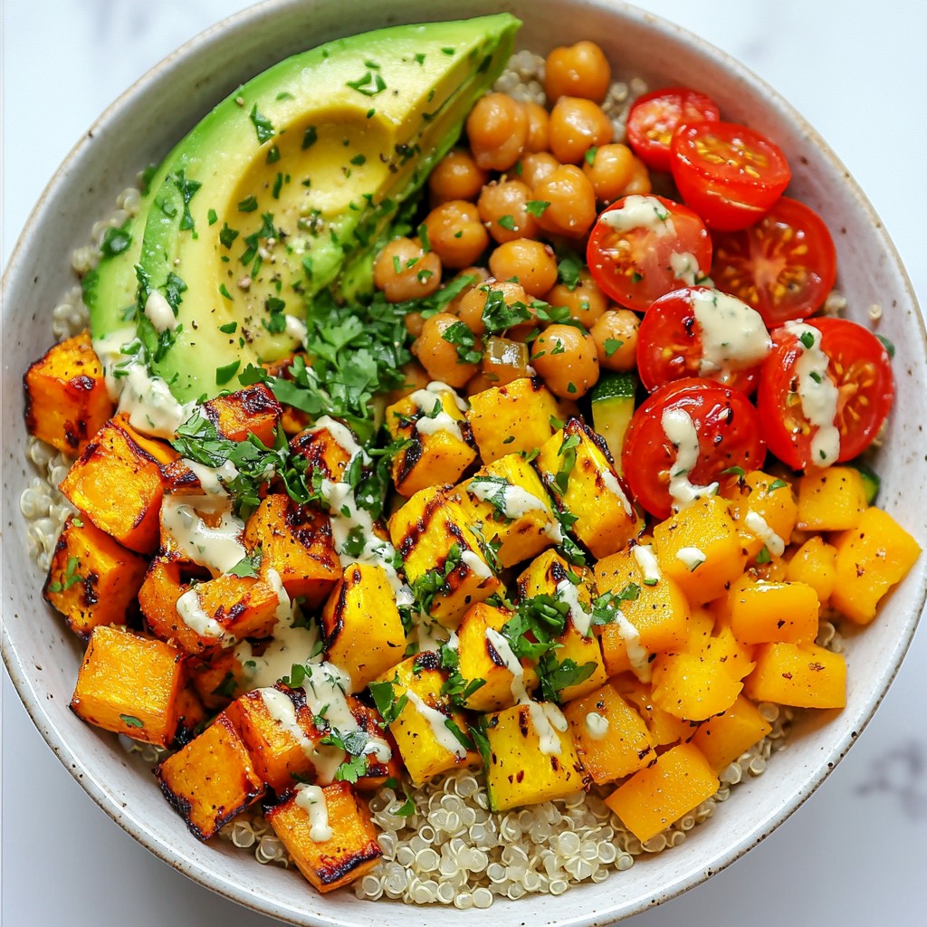 Roasted Veggie Buddha Bowl for a Healthy Meal