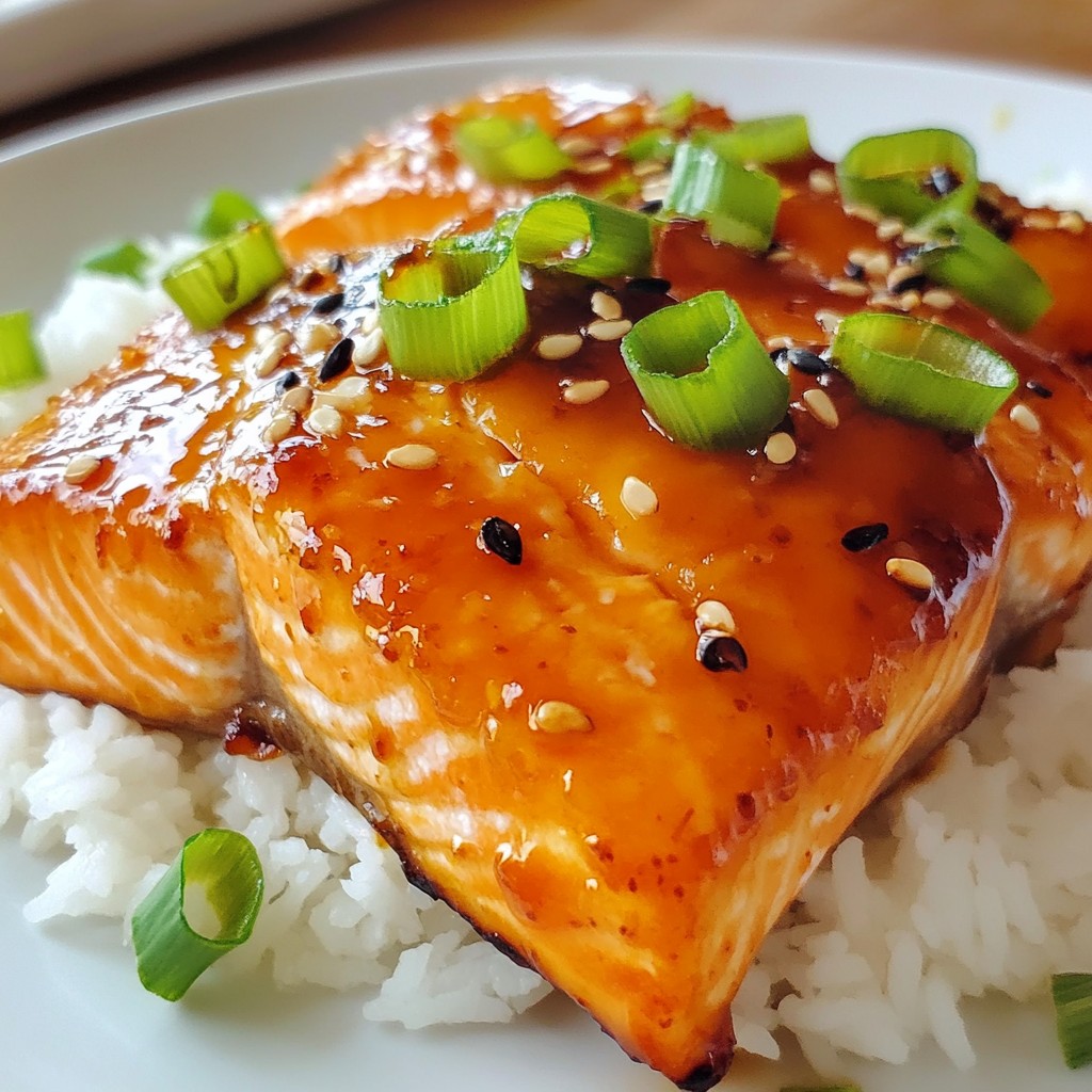 Honey Sriracha Glazed Salmon Flavorful and Simple Dish