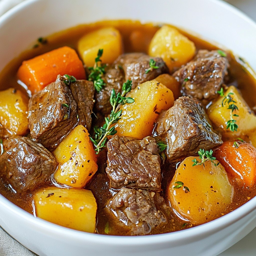 Instant Pot Beef Stew Rich and Hearty Comfort Food