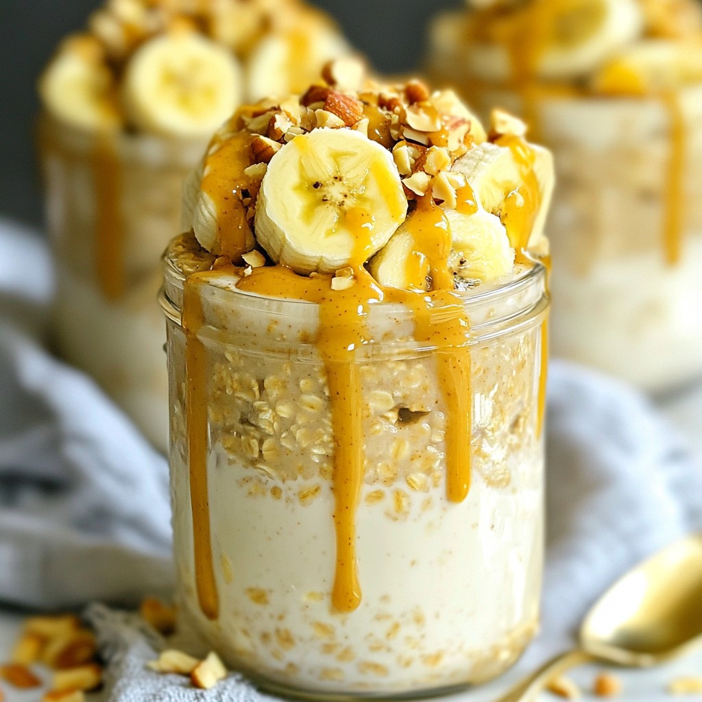Peanut Butter Banana Overnight Oats Delicious and Easy