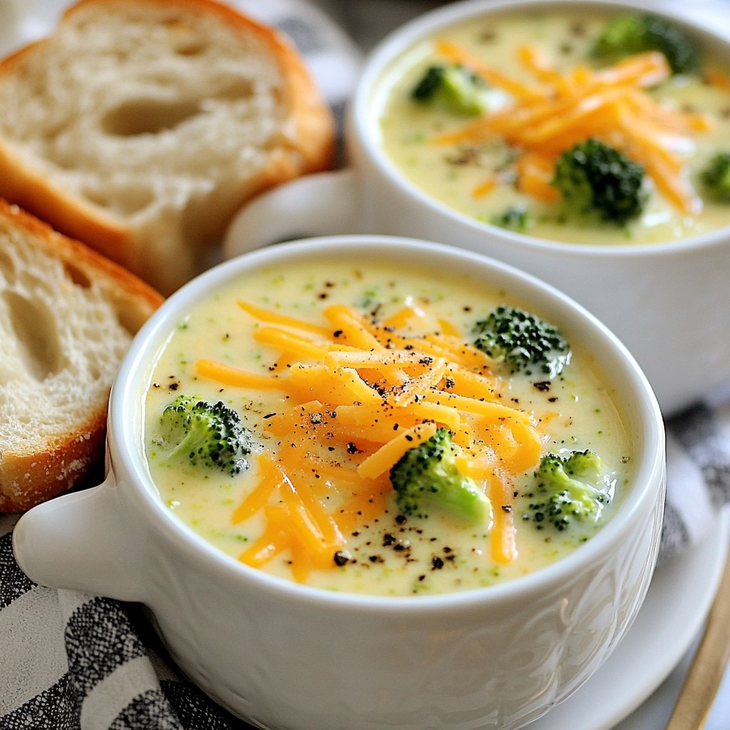 Copycat Panera Broccoli Cheddar Soup Delightful Dish